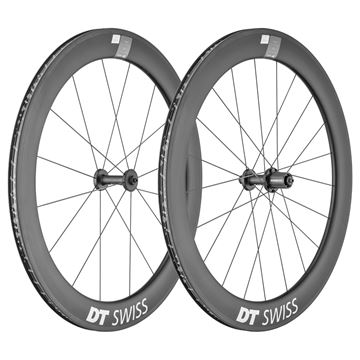 Picture of DT Swiss ARC 1400 DICUT 62 - 28 Carbon Wheelset - FW: QR /